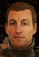 Gunner Wright as Isaac in the remake.