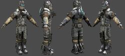 Dead Space 3 Arctic Engineering Suit Concept by LethalMoose on