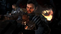 Isaac as he appears in an early version of Dead Space 3.