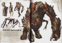 Different Necromorph variants from Dead Space 2.