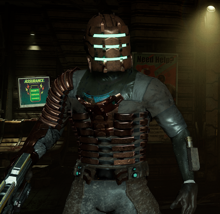 The change in suit design : r/DeadSpace