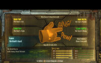 A screenshot of the settings of the weapon at the Bench.