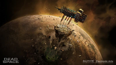 The  engaging in its planet cracking operations.