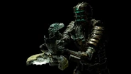 The Ripper in action in Dead Space (2023).