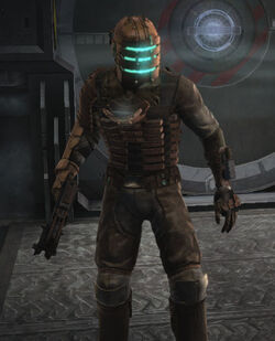 I'm making I got the advanced suit in Dead Space 3, stuff a step