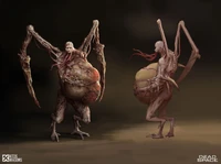 Concept art of the Pregnant in Dead Space (2023).