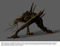 Concept art of the Enhanced version of the Leaper.