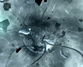 Graumond.png (794 KB) Mond stürzt auf Tau Volantis ab