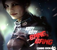 Постер Kitty Kitty Bang Bang, на котором изображена актриса.