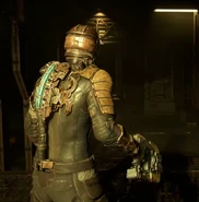 Isaac wielding the 211-V Plasma Cutter in the remake.