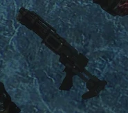 A view of a dropped Shotgun.