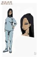 Concept art of Isabel Cho.