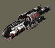 Concept art of the USG Kellion in the original Dead Space.