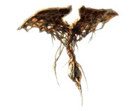 Concept art of the Leaper with bat-like wings.