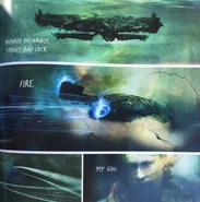 The Eudora firing its heavy ordnance.