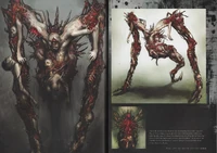 Concept art of the Tripod from Dead Space 2.