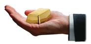Hand With Gold.
