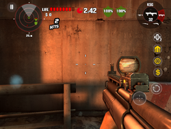 First-person view of the KSG.