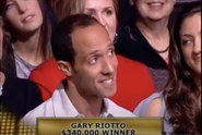 Gary on the 100th episode, sitting with Michele Falco