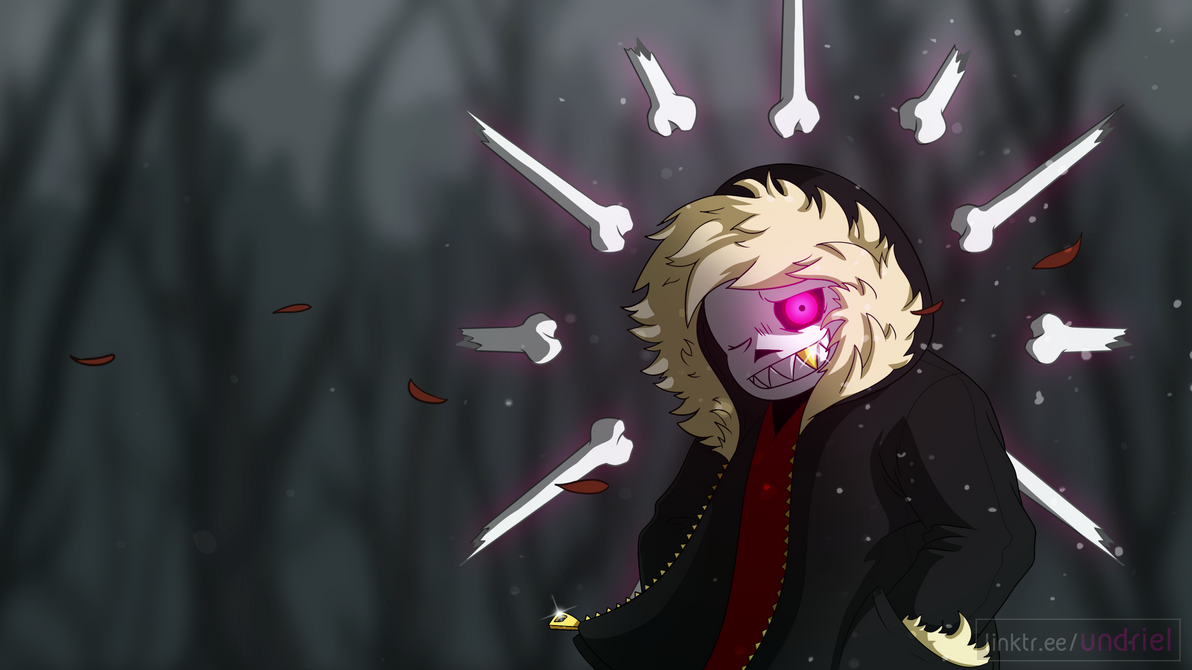 Fell of the dark. Санс DUSTFELL. DUSTFELL Sans Sprite. Дастфелл Санс арт.