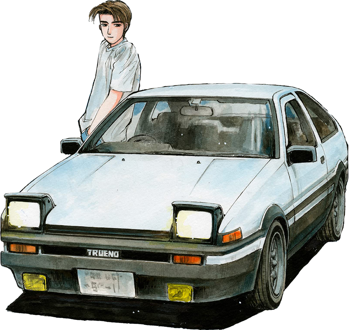 Инициал ди машина. Toyota ae86 initial d. Ае86 Инициал ди. Toyota ae85 initial d.