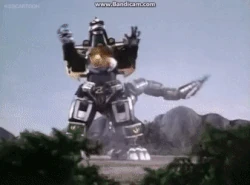 Dragonzord vs Tiranosaurio