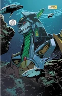 Dragonzord bajo el Agua