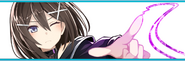 Shina Ninomiya using her powers in the real world.