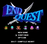 Early End Quest title screen.