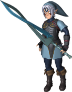 Fierce Deity Link 3D model used in Death Battle