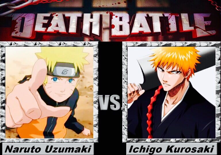 Naruto vs Ichigo Death Battle Thumbnail Remake (tell me what you