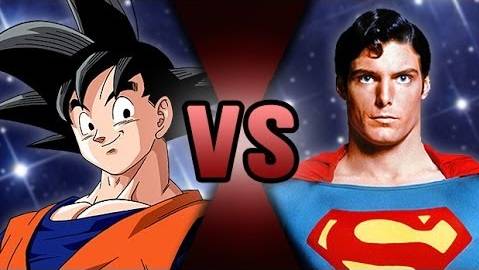 superman goku strength vs strength