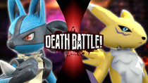 Lucario VS Renamon (Dhdfan100)
