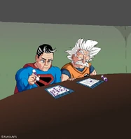 Old Goku and Kingdom Come Superman HQ.jpeg (145 KB) Geezer Goku and Kingdom Come Superman (Enhanced for clarity from a BTS look)
