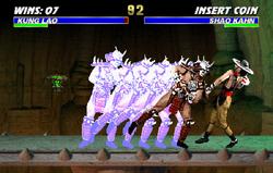 MK2 and MK3 Shao Kahn versus screen image (brown) by DeathColdUA