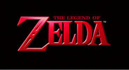 The Legend of Zelda logo in dedication to Princess Zelda, Link and Ganondorf.