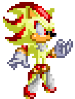 Death Battle Wiki - Shadow The Hedgehog Pixel Art, HD Png Download