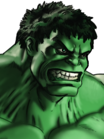 Angry Hulk by Aleksandar Savic / almigor on Dribbble