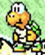 Cameo in Yoshi VS Riptor (Sprite from Super Mario World 2: Yoshi's Island)