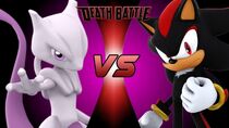 Mewtwo VS Shadow (Pokemon VS Sonic the Hedgehog)