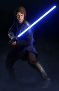 Anakin 3D model used in Death Battle (From Star Wars Battlefront II)