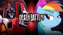 Episode 17: Starscream VS Rainbow Dash (Transformers VS My Little Pony) September 23rd, 2011