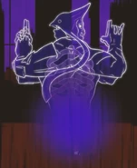 Hand-drawn Humanoid Susanoo design used in Death Battle