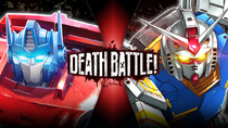 Big Robot from Transformers vs A Gundam