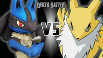 Lucario VS Renamon (by DoomFest)