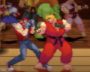 Cameo in Deadpool VS Pinkie Pie (Sprite from Capcom vs. SNK: Millennium Fight 2000)