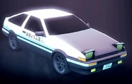 Toyota AE86 3D model used in Death Race