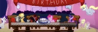 Mlp party.png (2.33 MB) Rarity, Apple Jack, Twilight Sparkle, Fluttershy, and Derpy Hooves