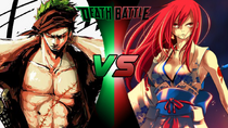 Zoro vs Erza Nano