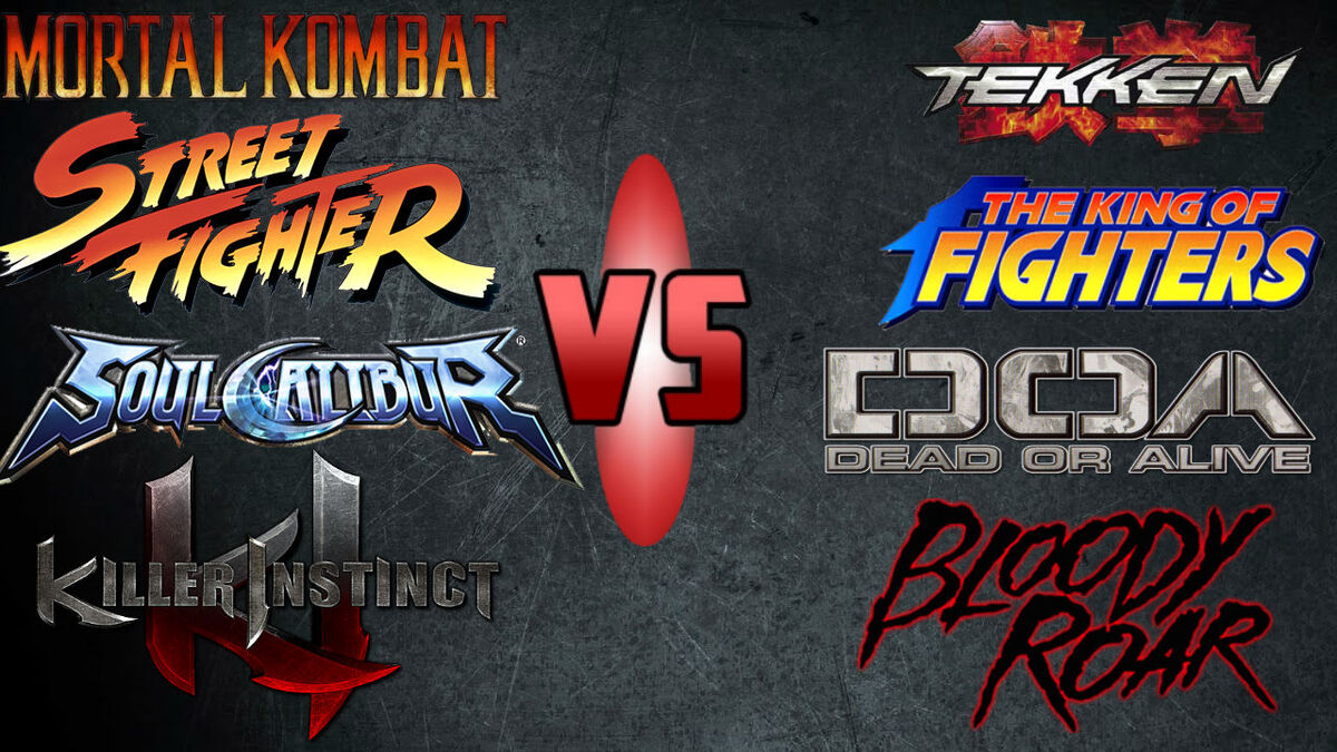 Killer Instinct vs Street Fighter vs Mortal Kombat vs Tekken
